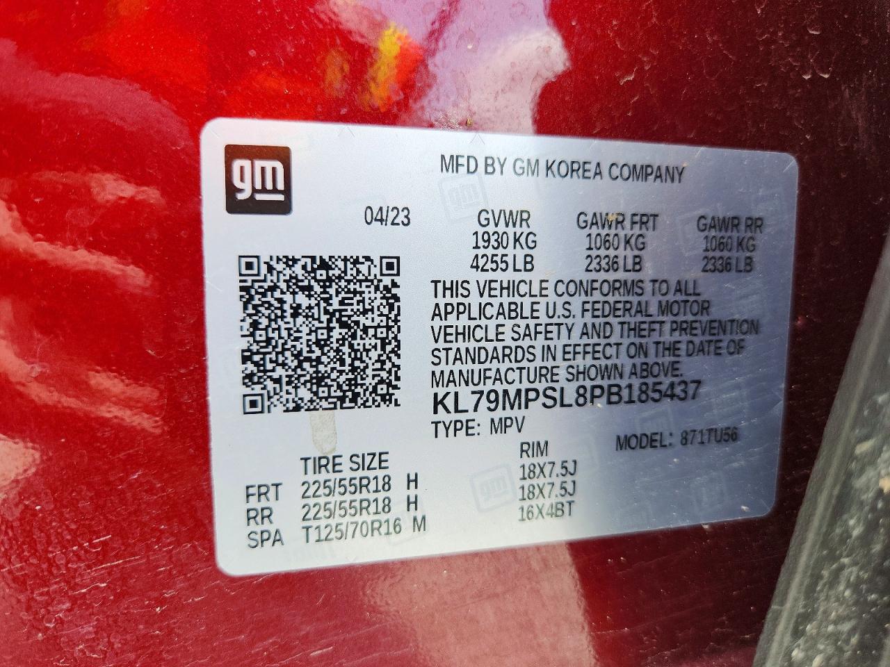 2023 CHEVROLET TRAILBLAZE