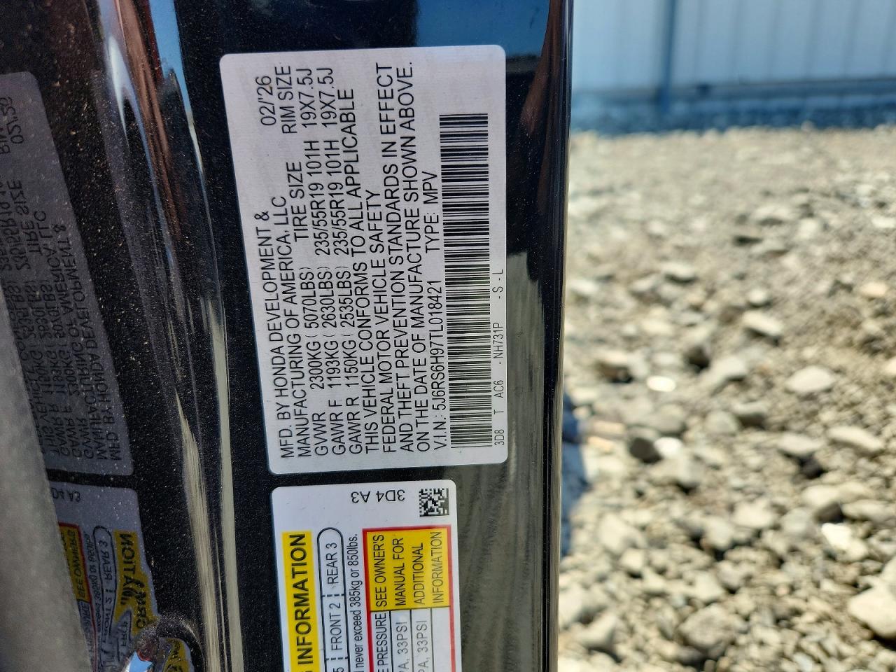 2026 HONDA CRV