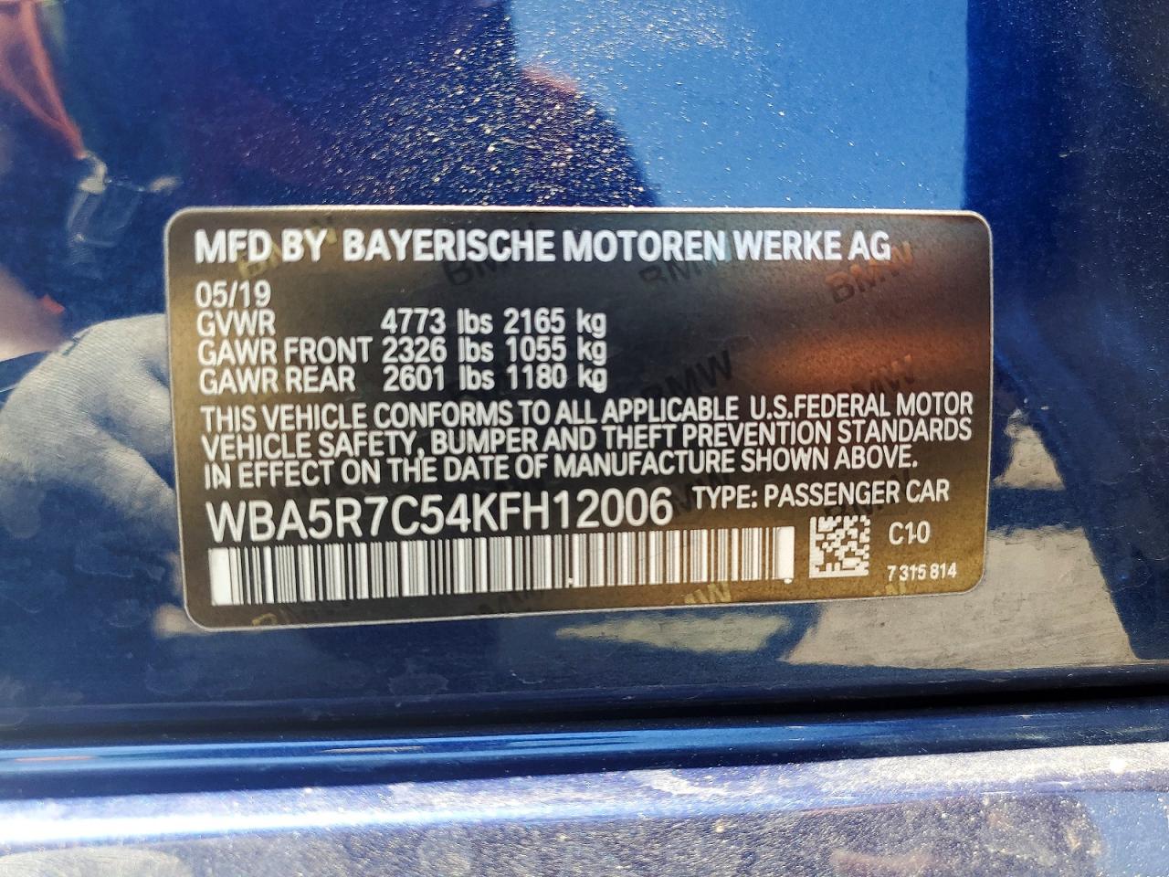 2019 BMW 3 SERIES