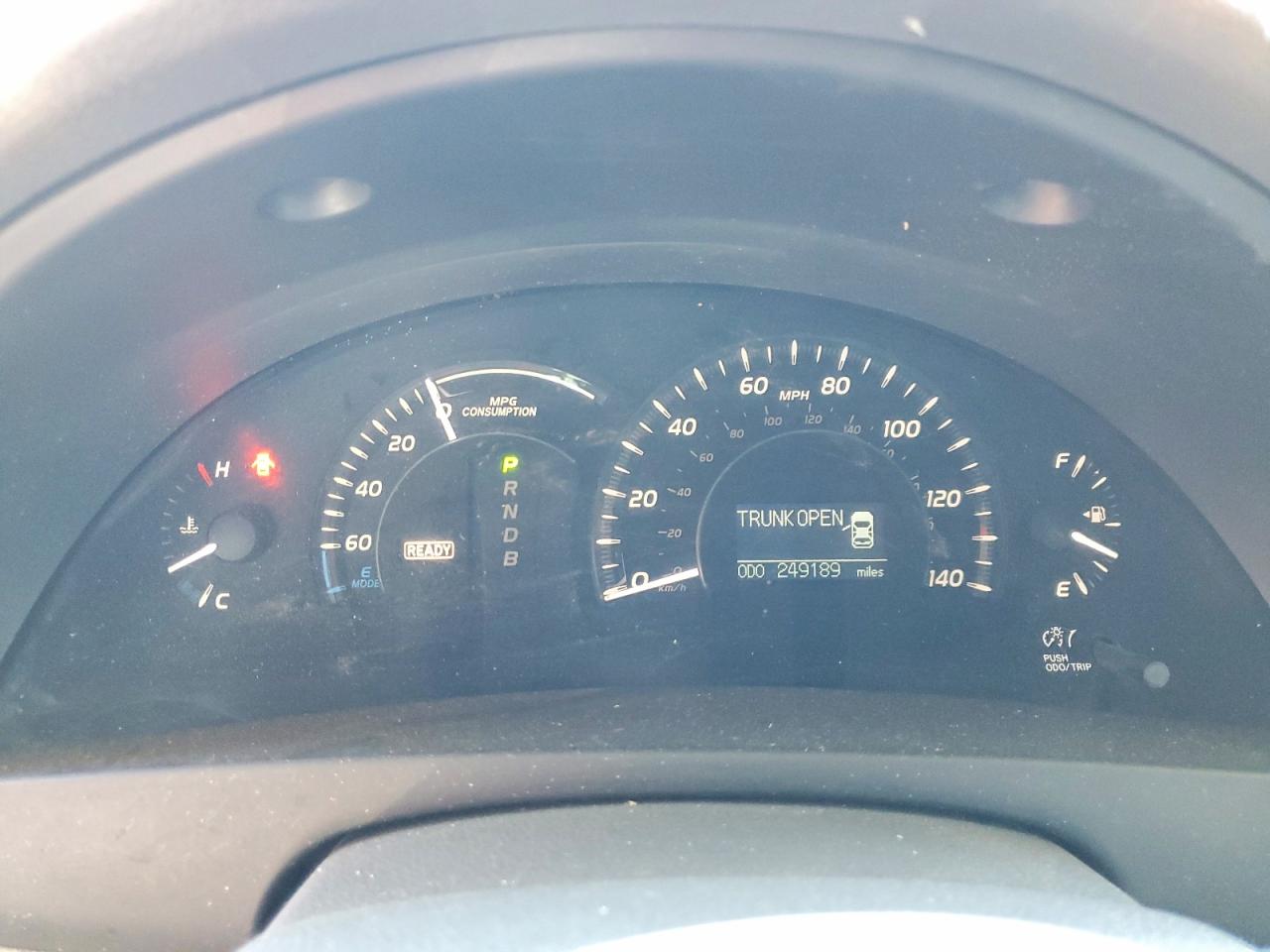 2009 TOYOTA CAMRY