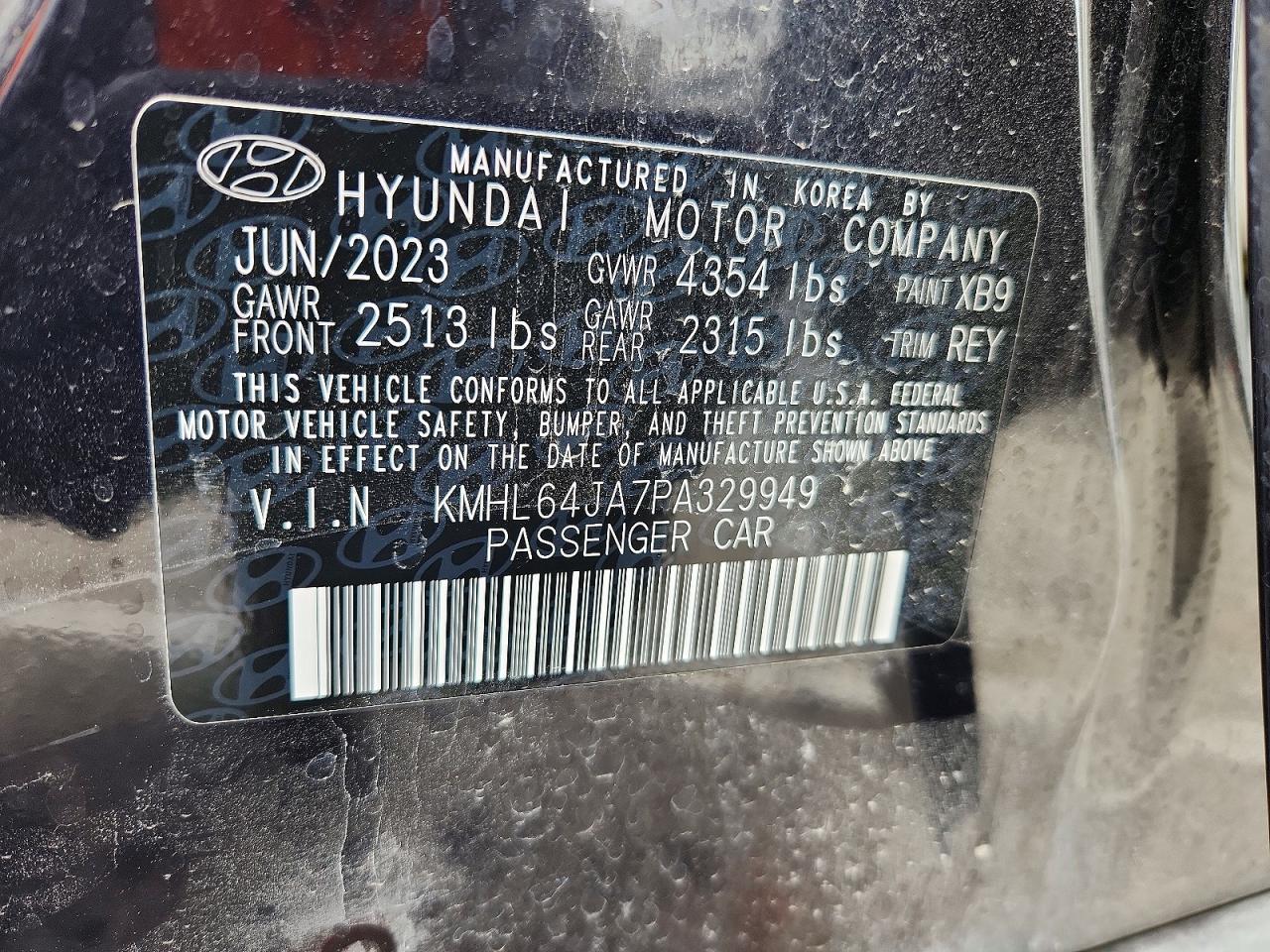 2023 HYUNDAI SONATA