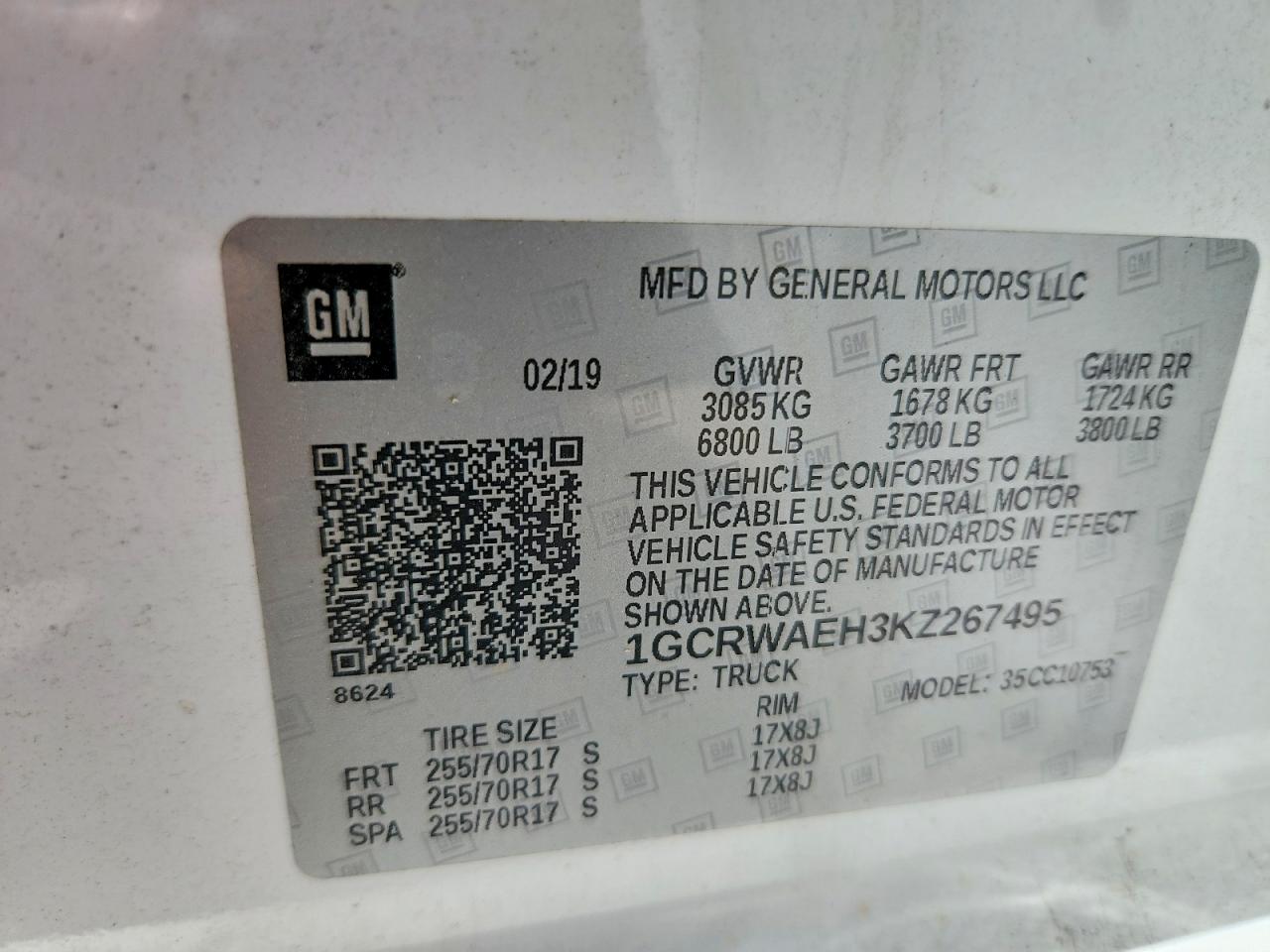 2019 CHEVROLET ALL Models