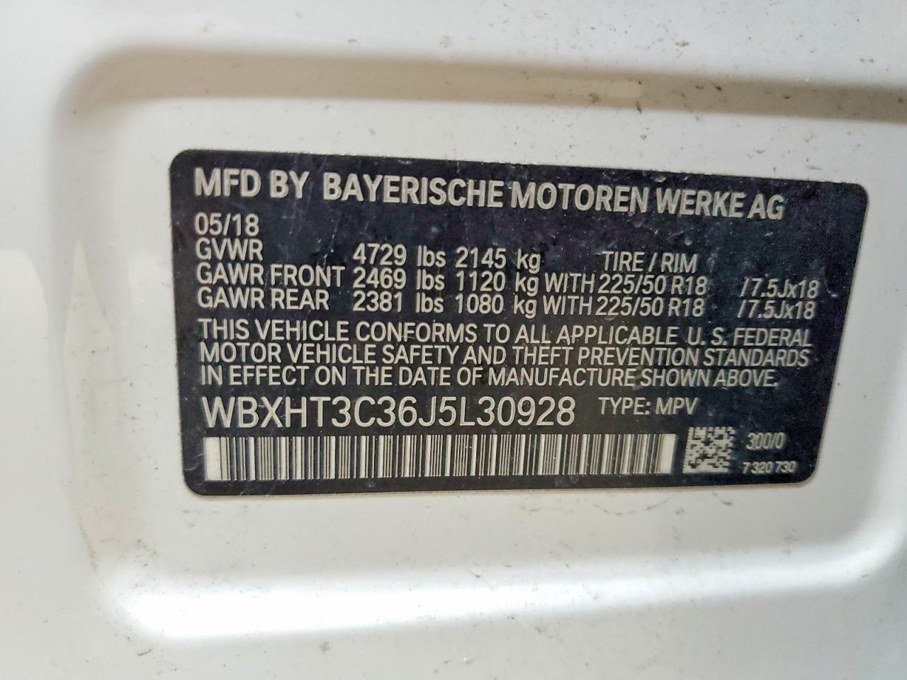 2018 BMW X1
