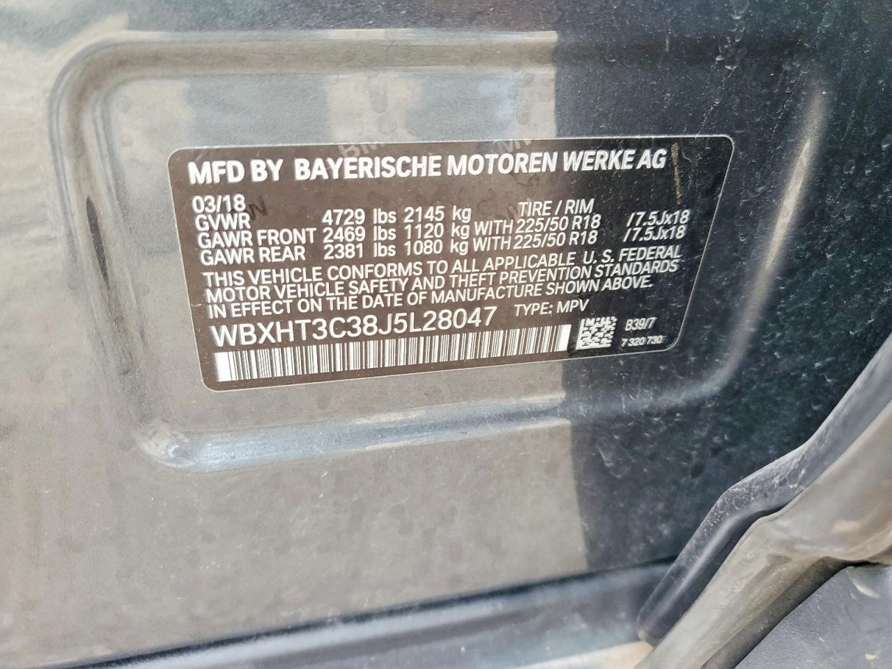 2018 BMW X1