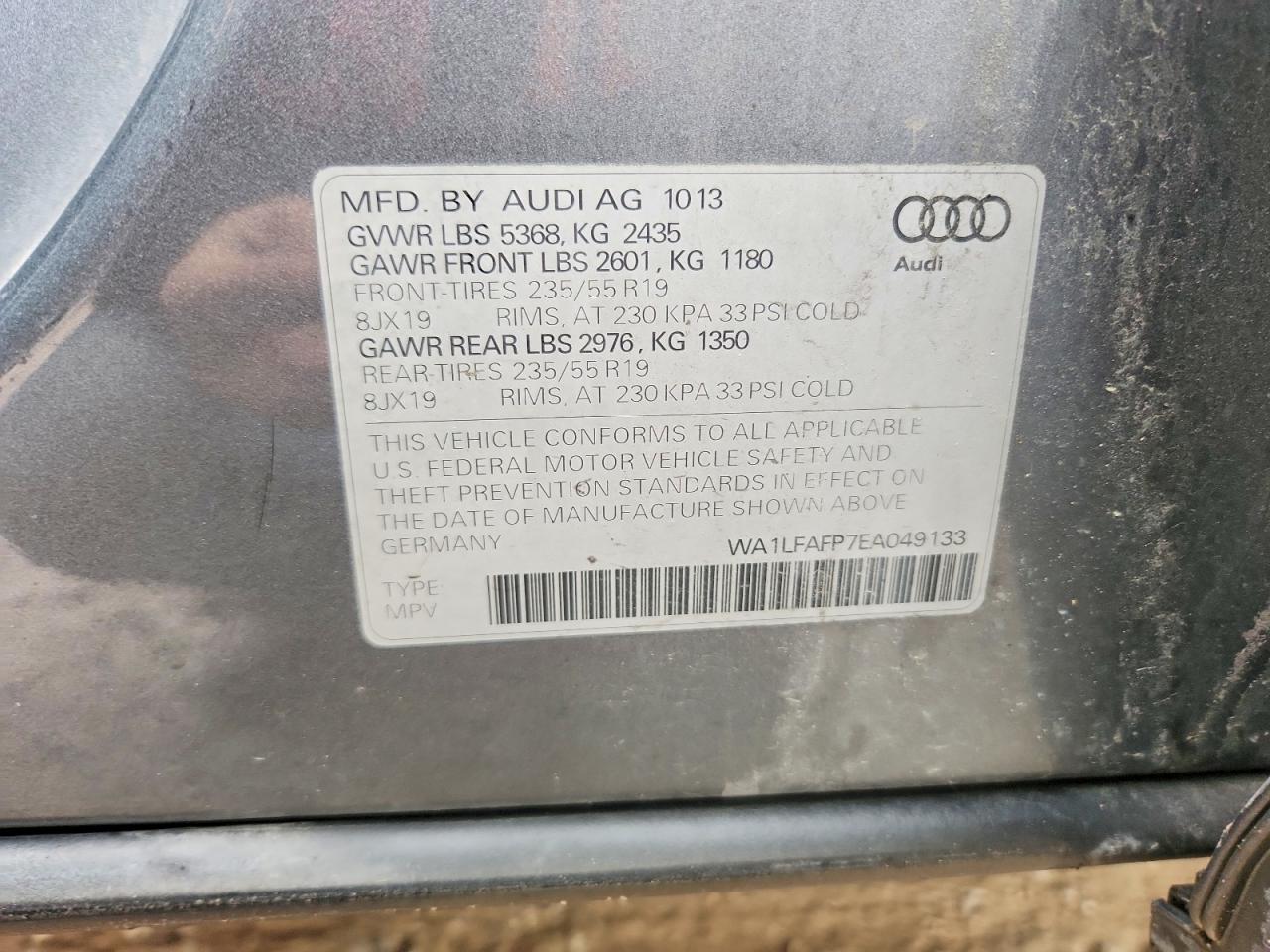 2014 AUDI Q5