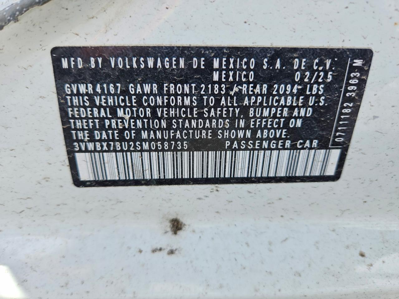 2025 VOLKSWAGEN JETTA