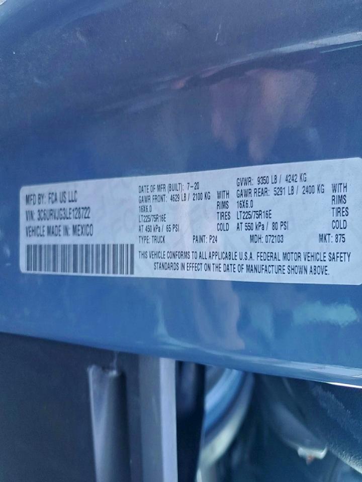 2020 RAM PRO MASTER