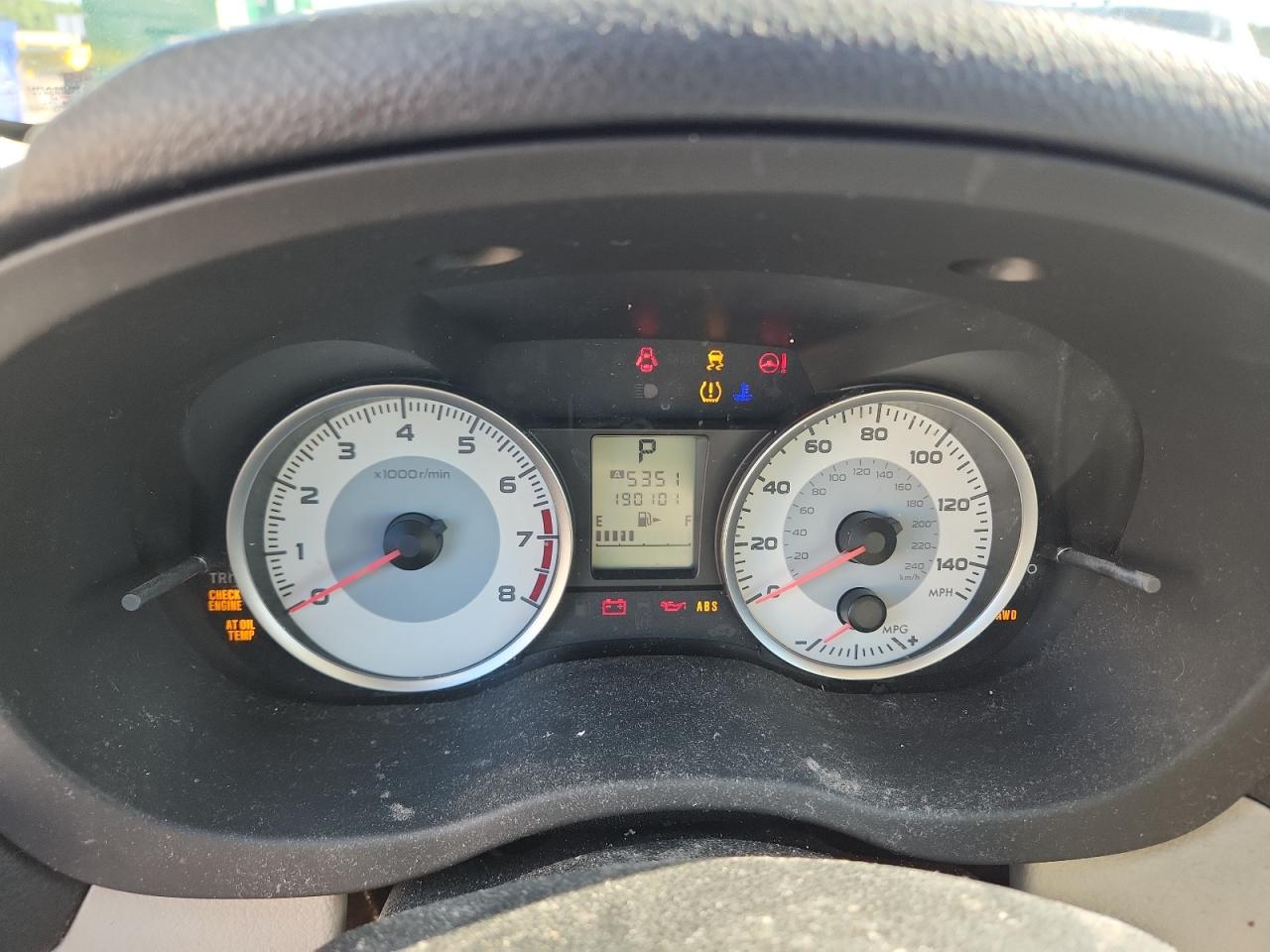 2012 SUBARU IMPREZA