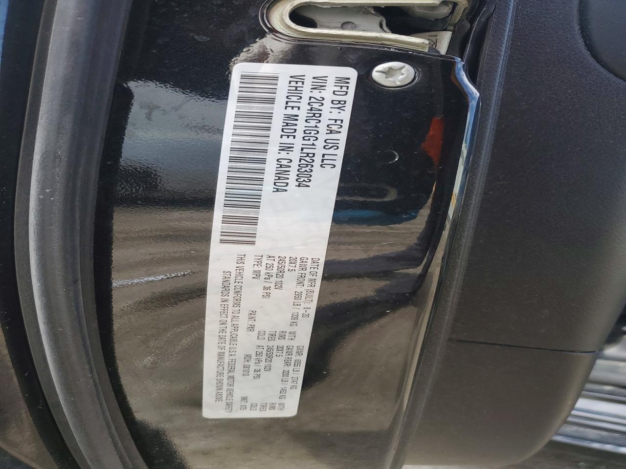 2020 CHRYSLER PACIFICA