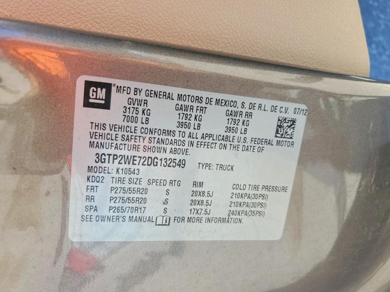 2013 GMC SIERRA