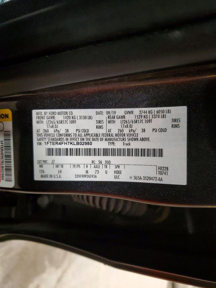 2019 FORD RANGER