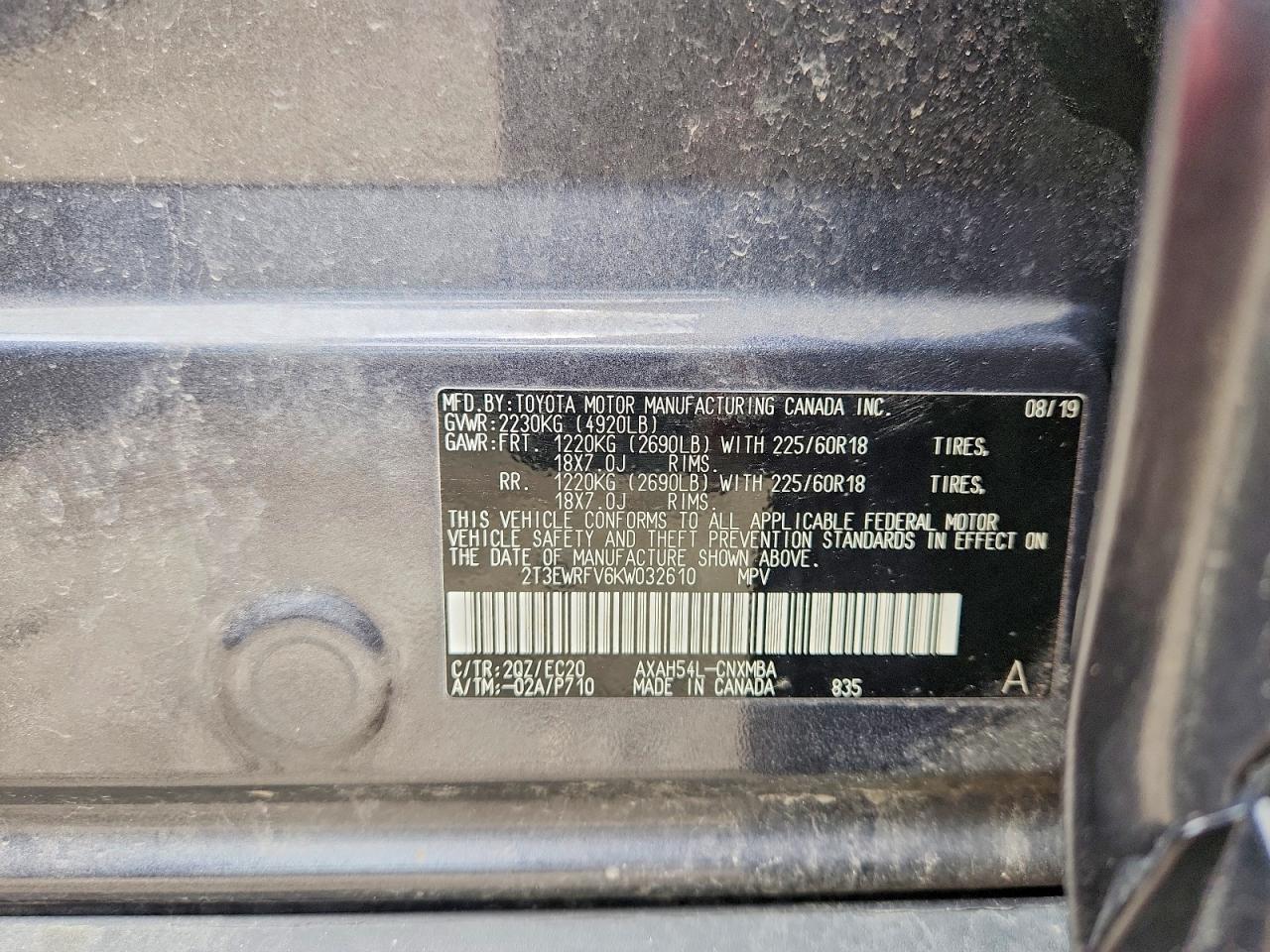 2019 TOYOTA RAV4