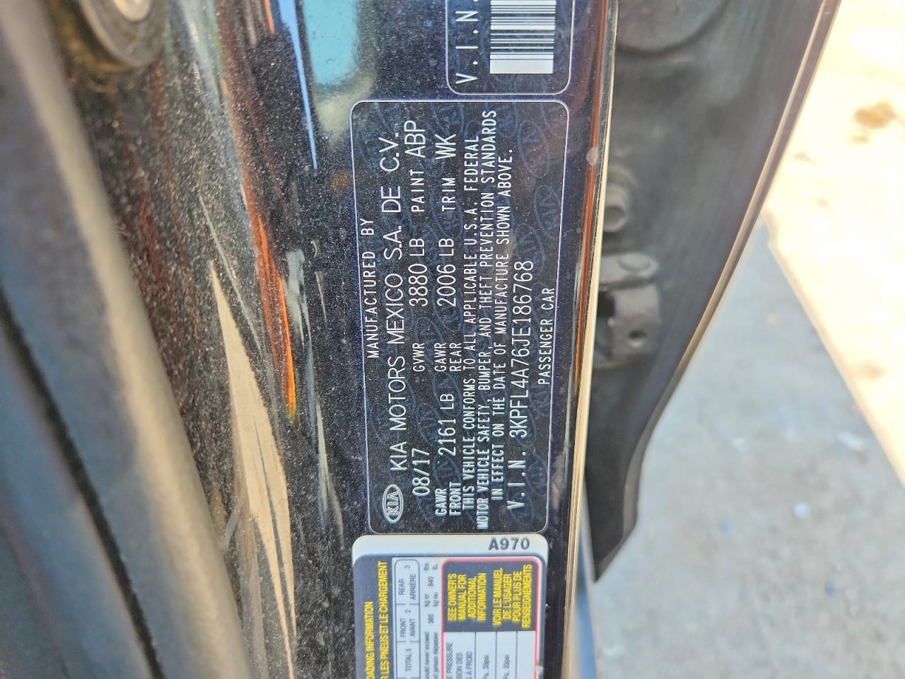 2018 KIA FORTE