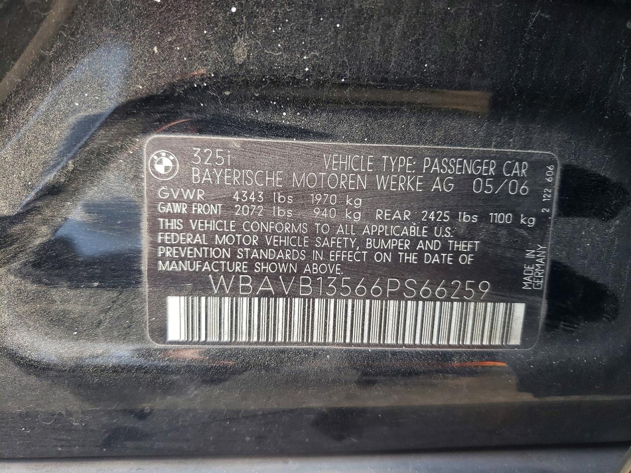 2006 BMW 3 SERIES