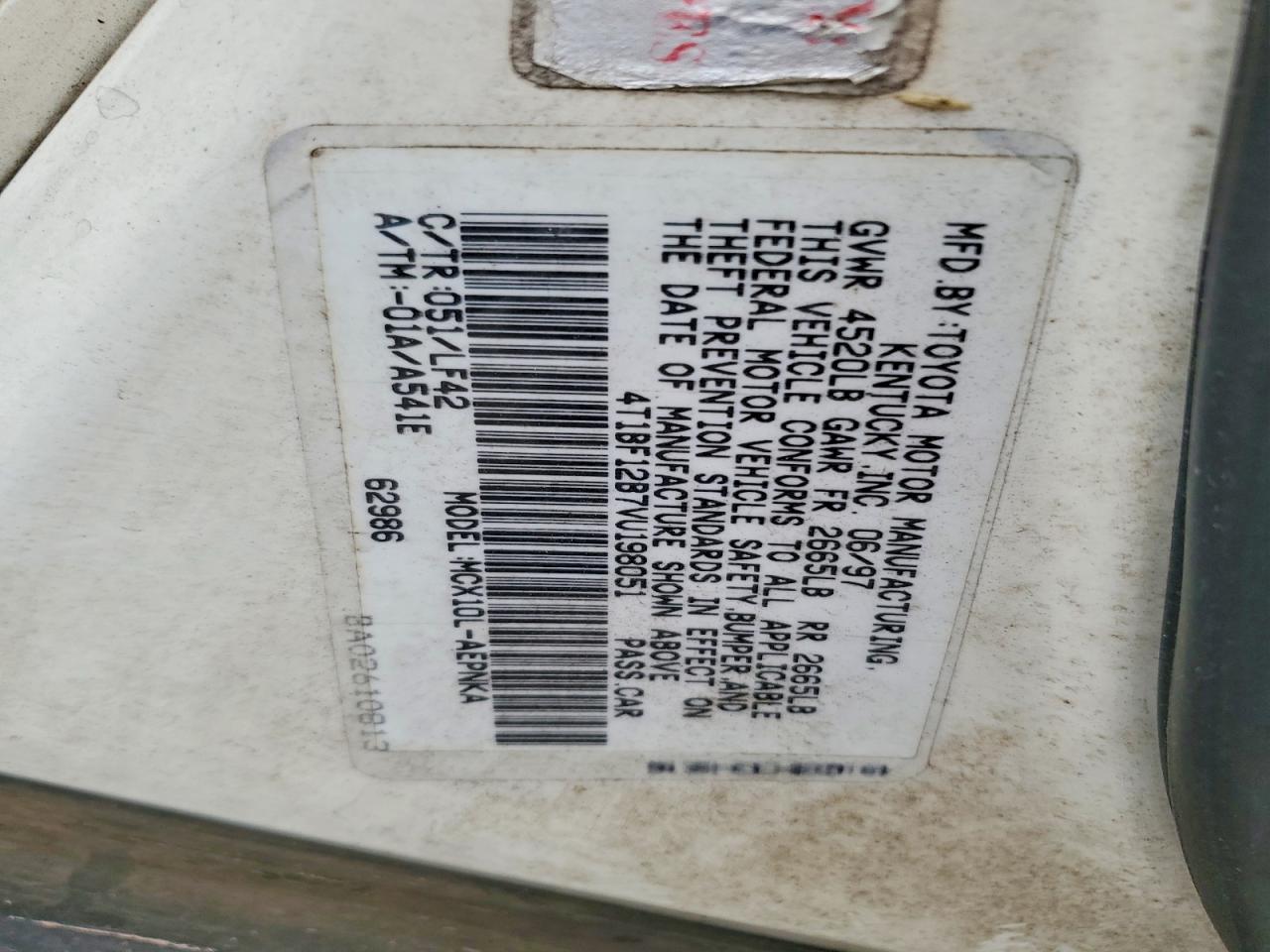 1997 TOYOTA AVALON