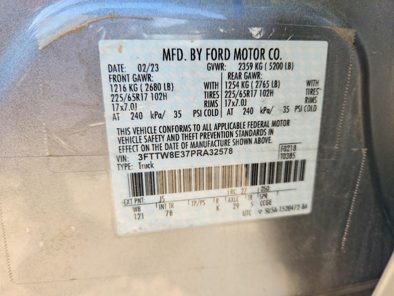 2023 FORD MAVERICK