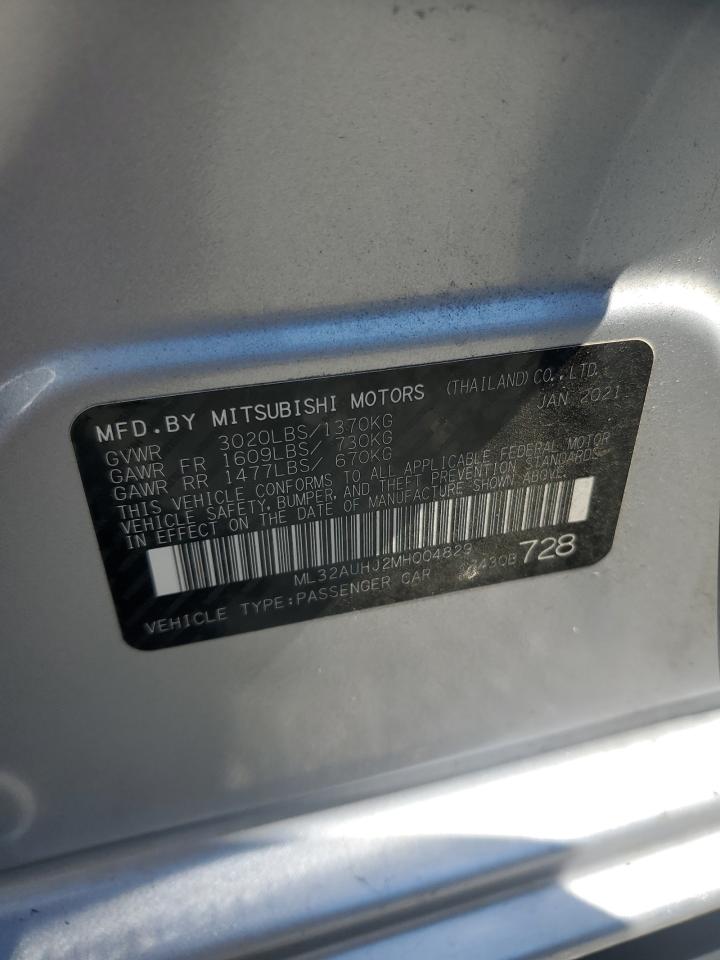 2021 MITSUBISHI MIRAGE