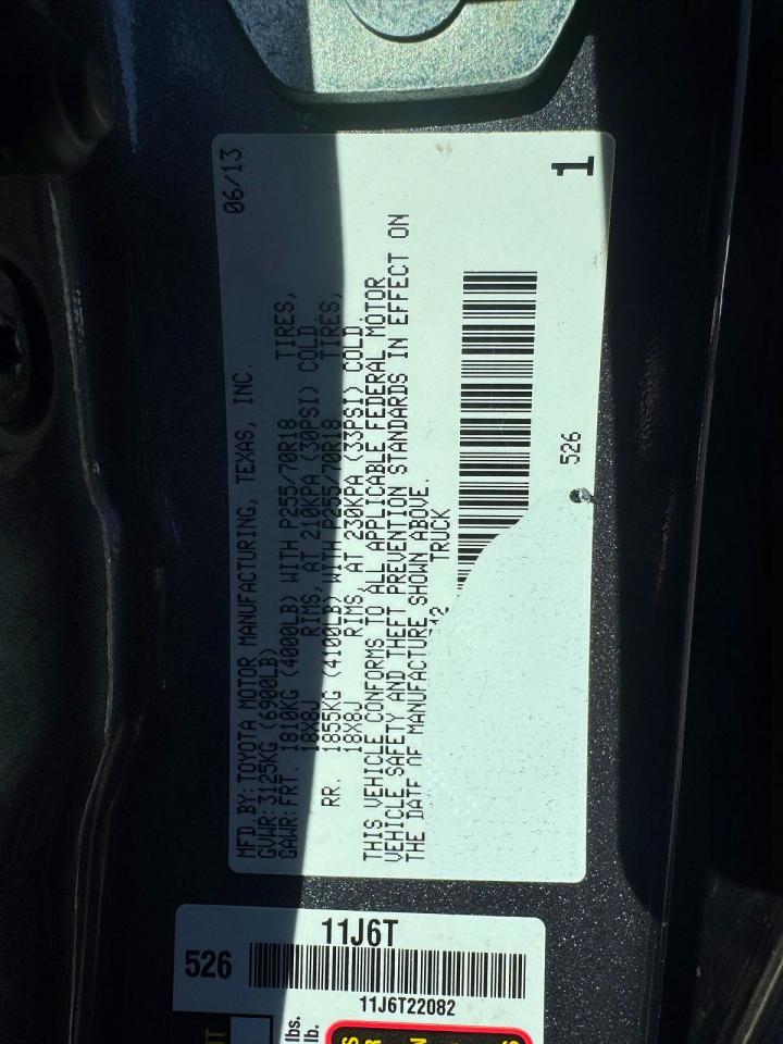 2013 TOYOTA TUNDRA