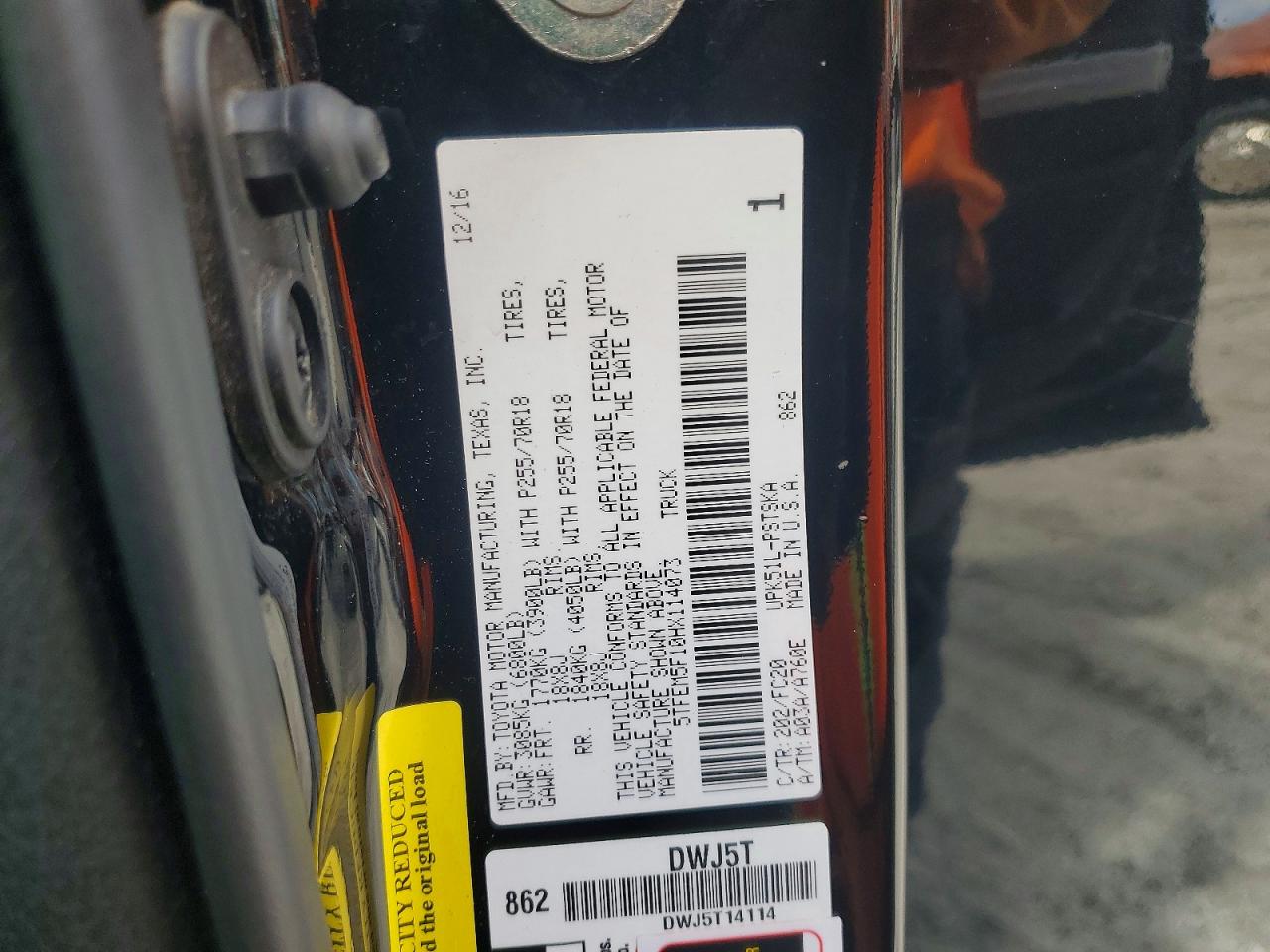2017 TOYOTA TUNDRA