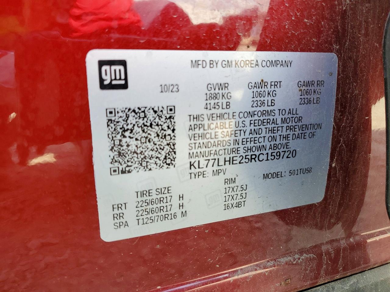 2024 CHEVROLET TRAX
