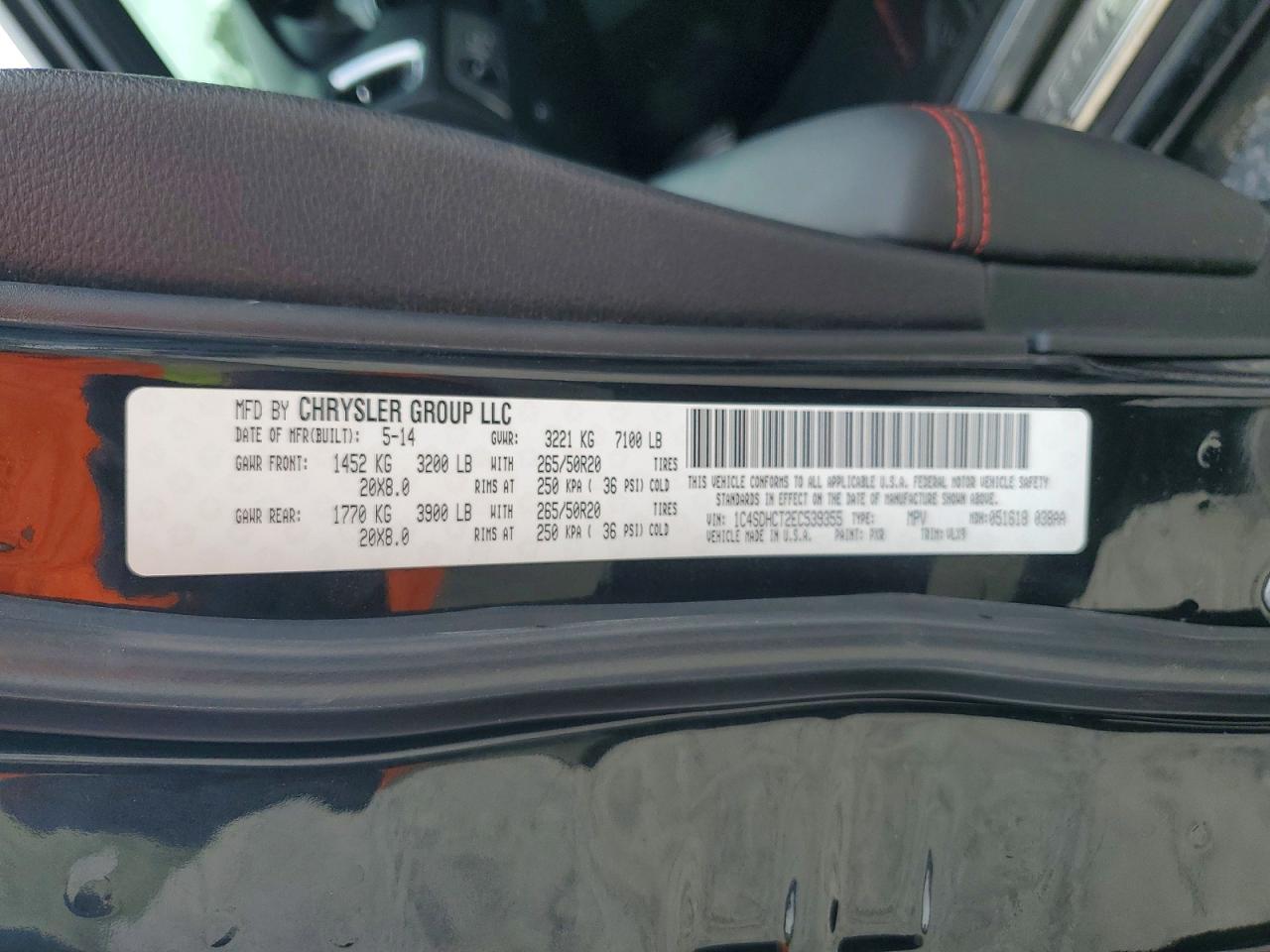 2014 DODGE DURANGO