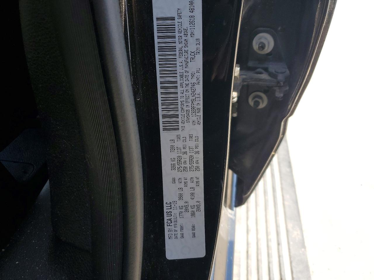 2020 RAM 1500
