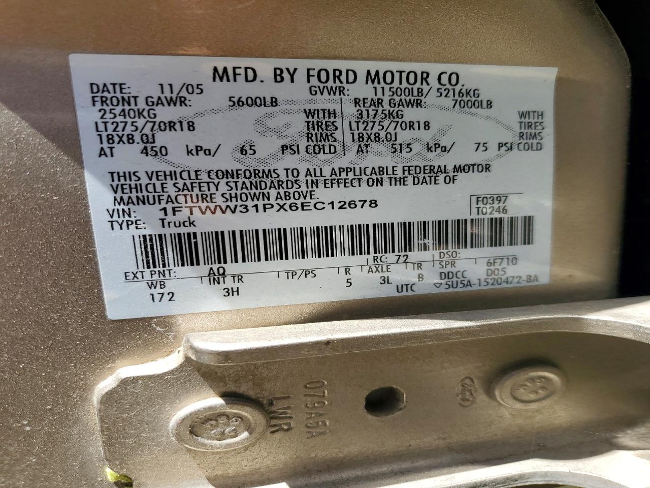 2006 FORD F350