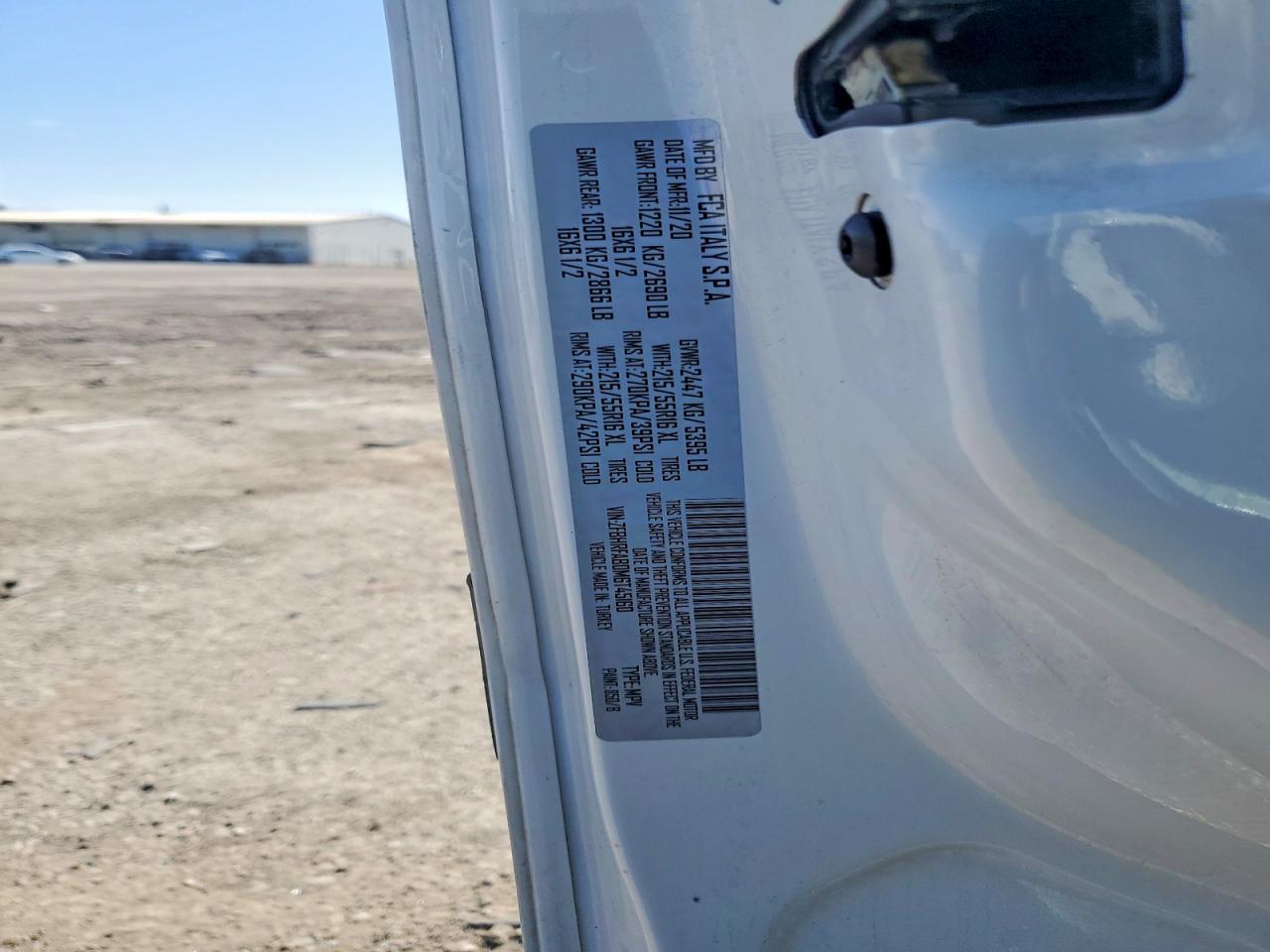 2021 RAM PROMASTER