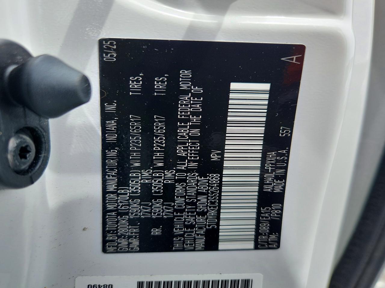 2025 TOYOTA SIENNA