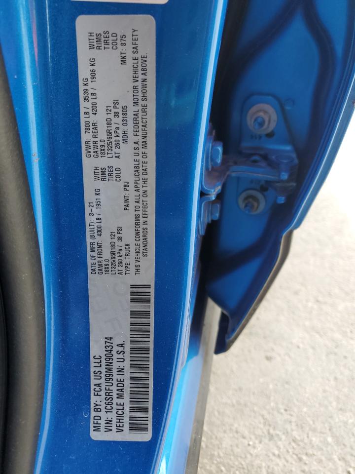 2021 RAM 1500