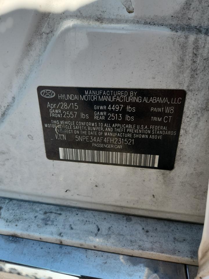 2015 HYUNDAI SONATA