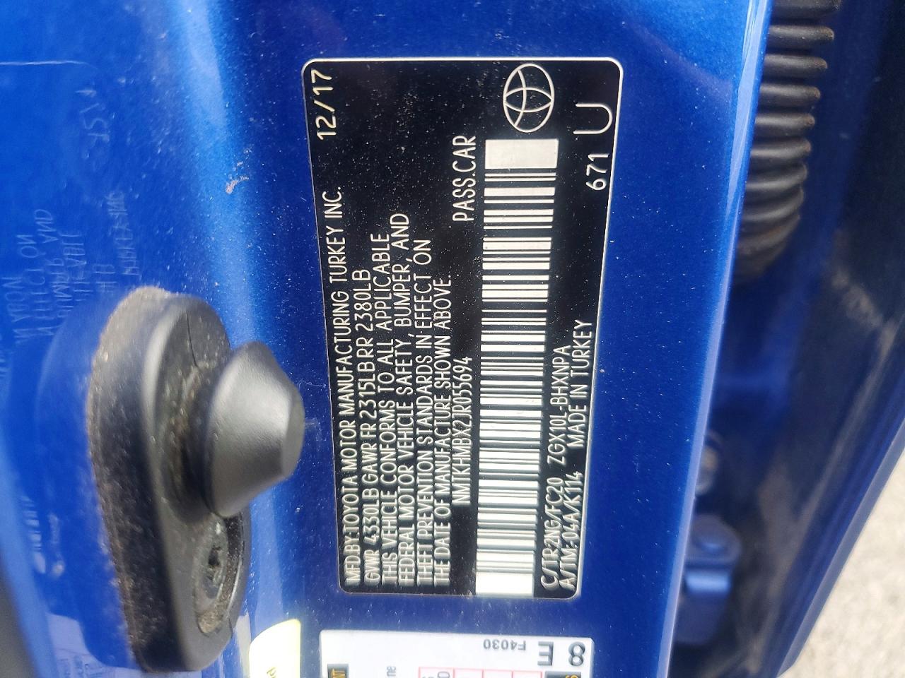 2018 TOYOTA C-HR