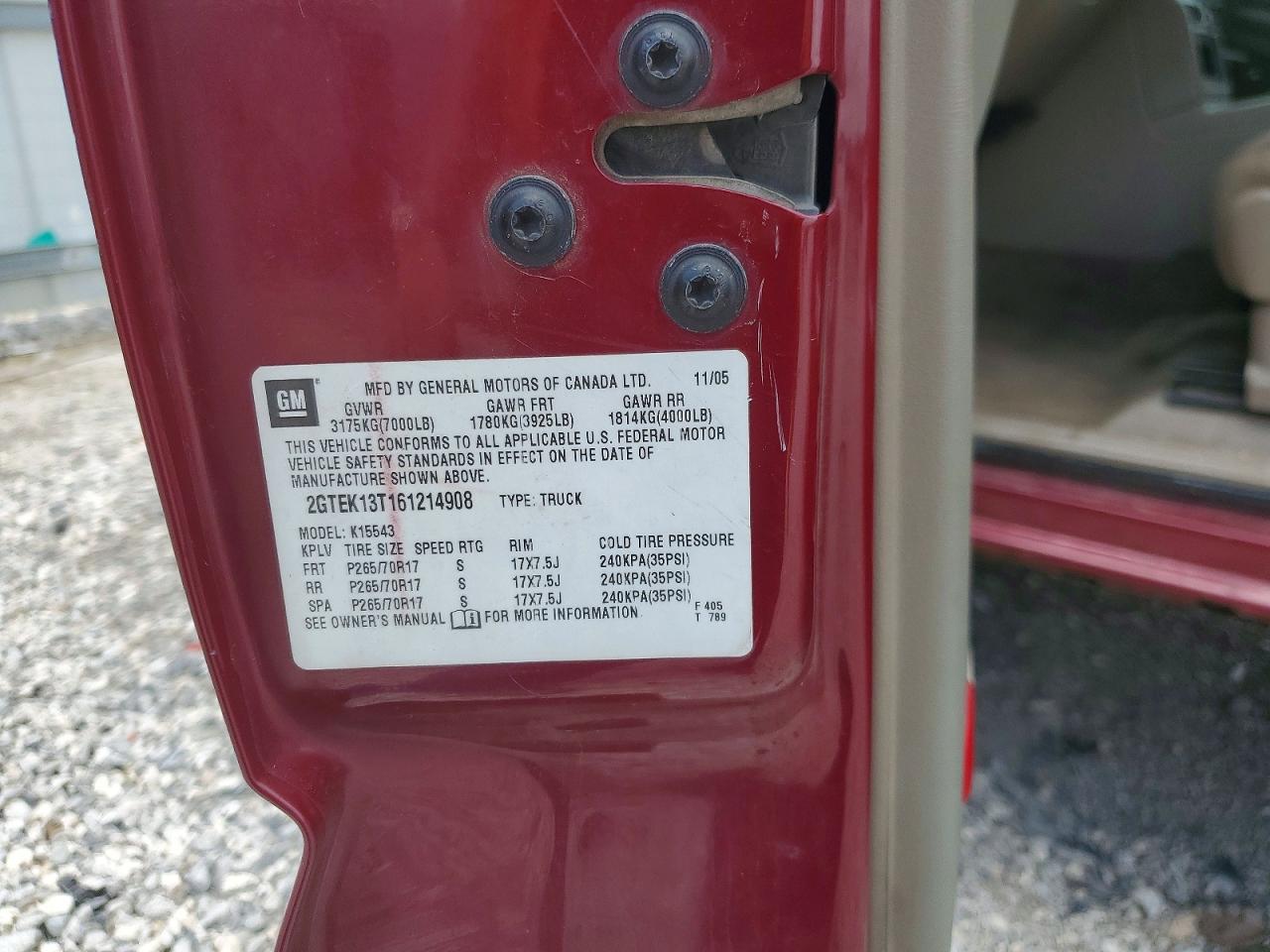 2006 GMC SIERRA