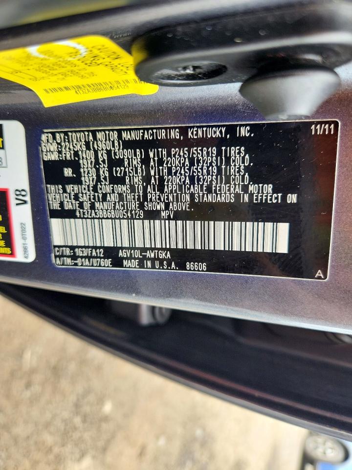 2011 TOYOTA VENZA