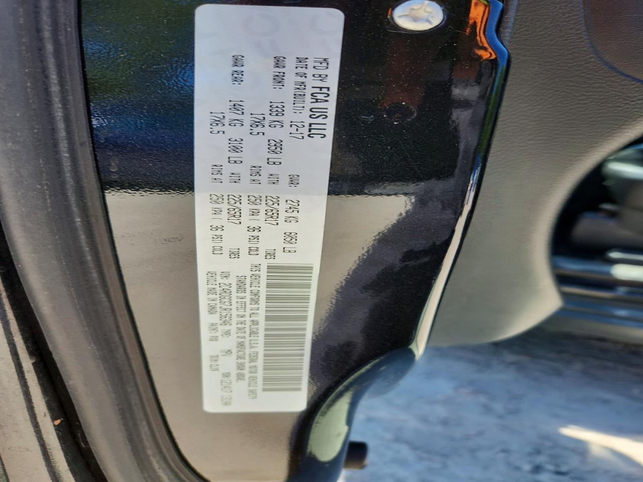 2018 DODGE CARAVAN