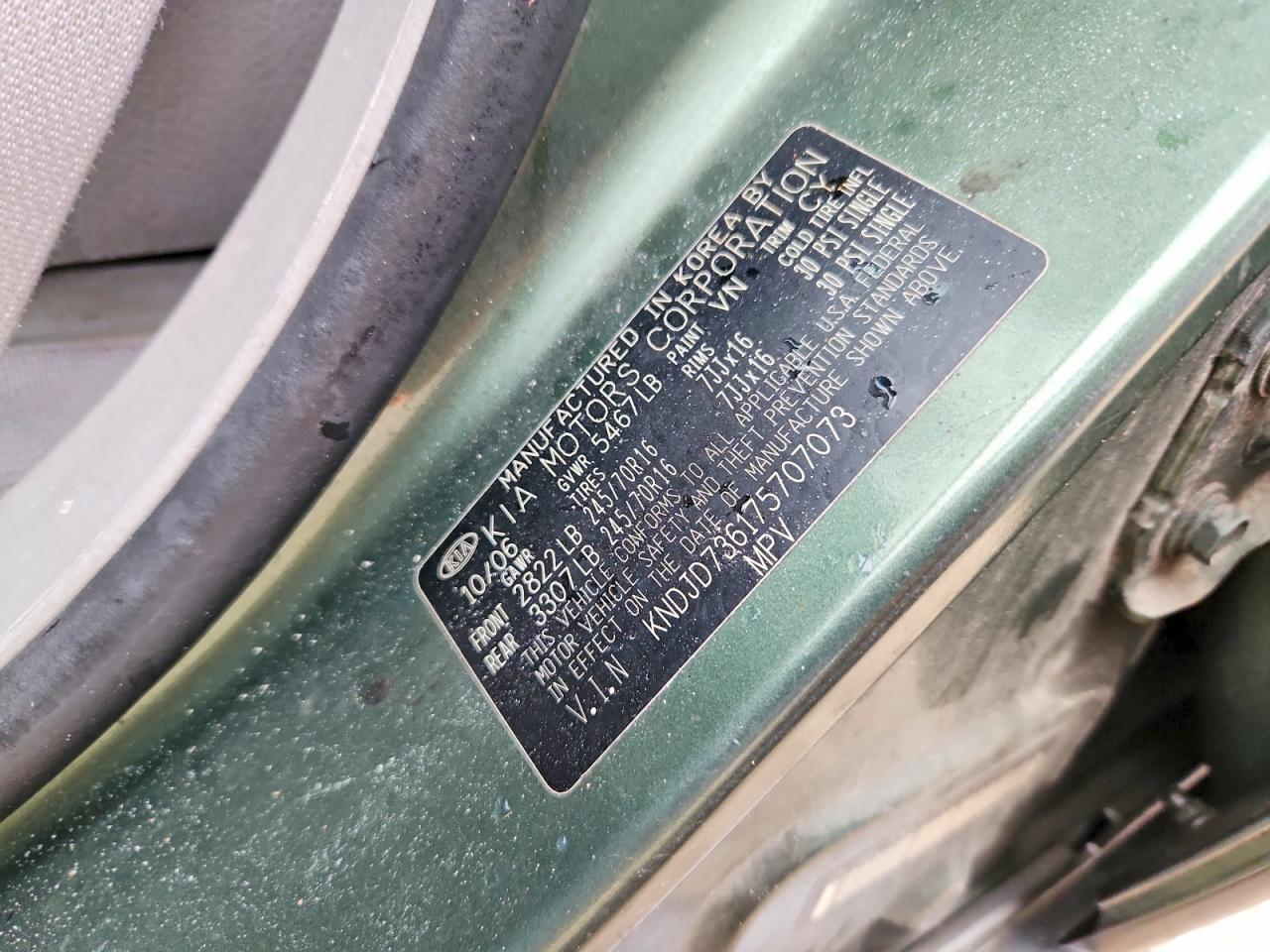 2007 KIA SORENTO