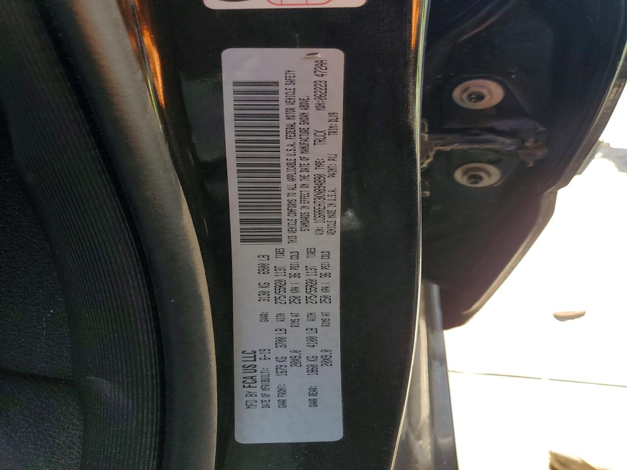 2019 RAM 1500