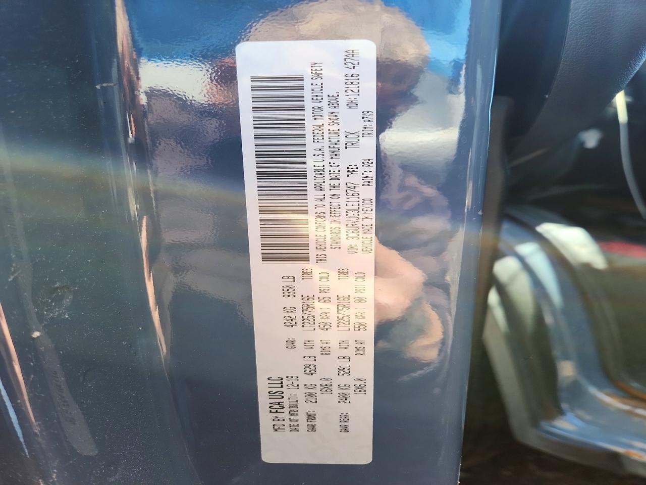 2020 RAM PROMASTER