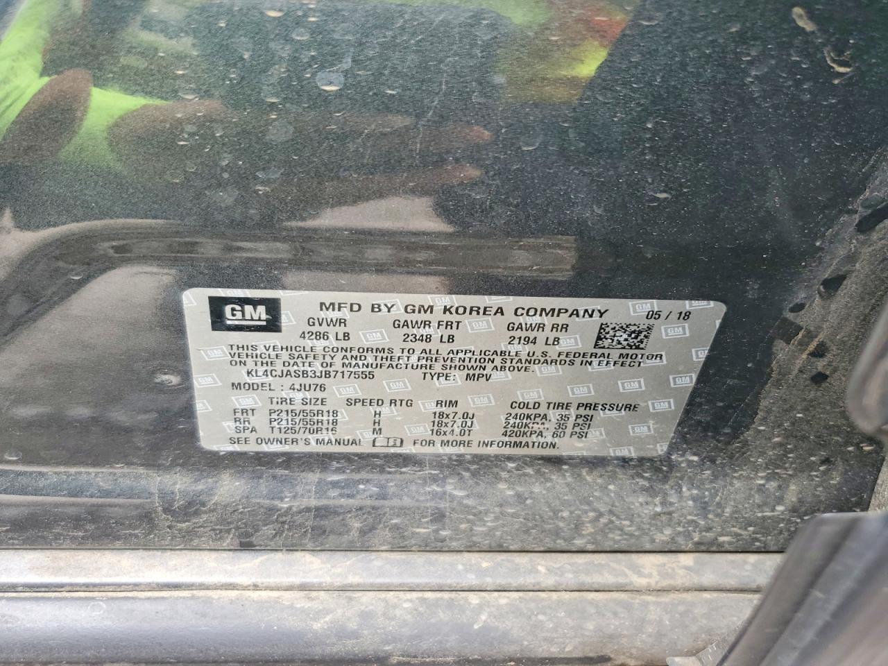 2018 BUICK ENCORE