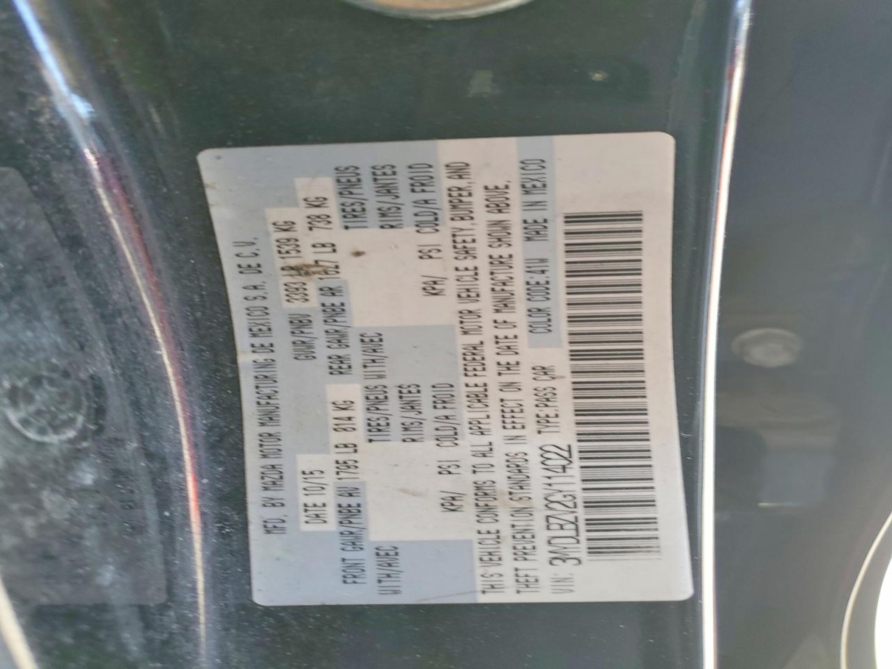 2016 SCION IA