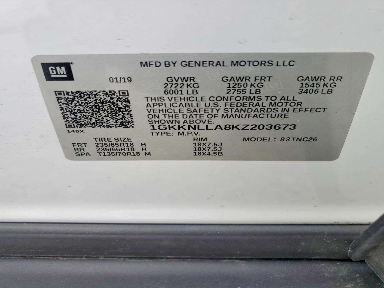 2019 GMC ACADIA