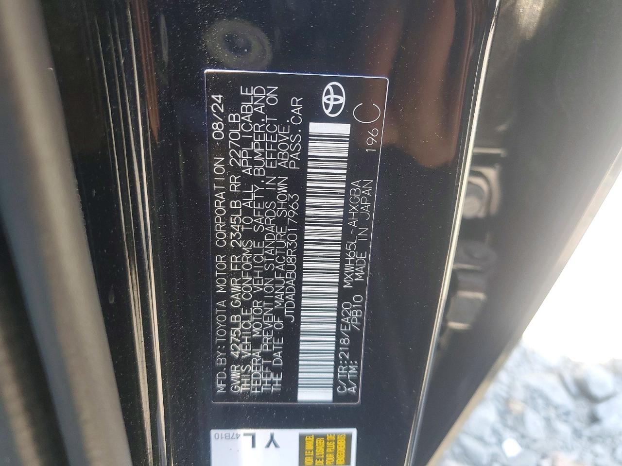 2024 TOYOTA PRIUS