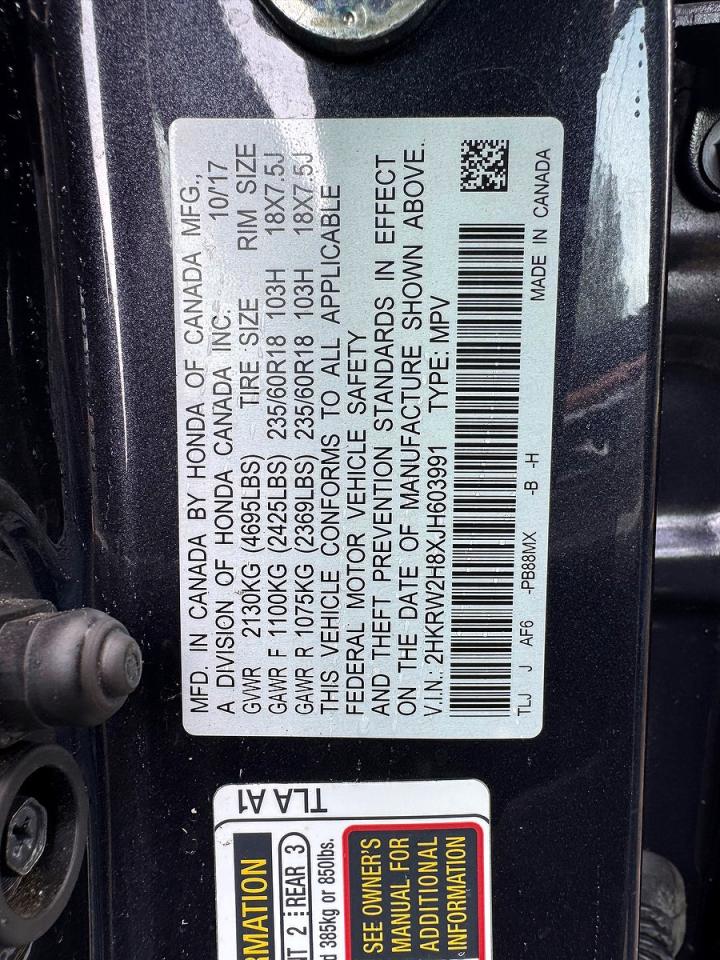 2018 HONDA CRV