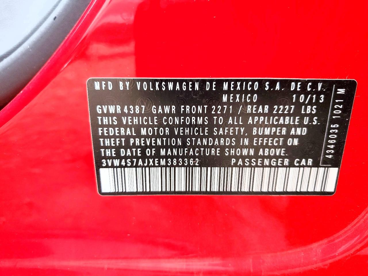 2014 VOLKSWAGEN JETTA
