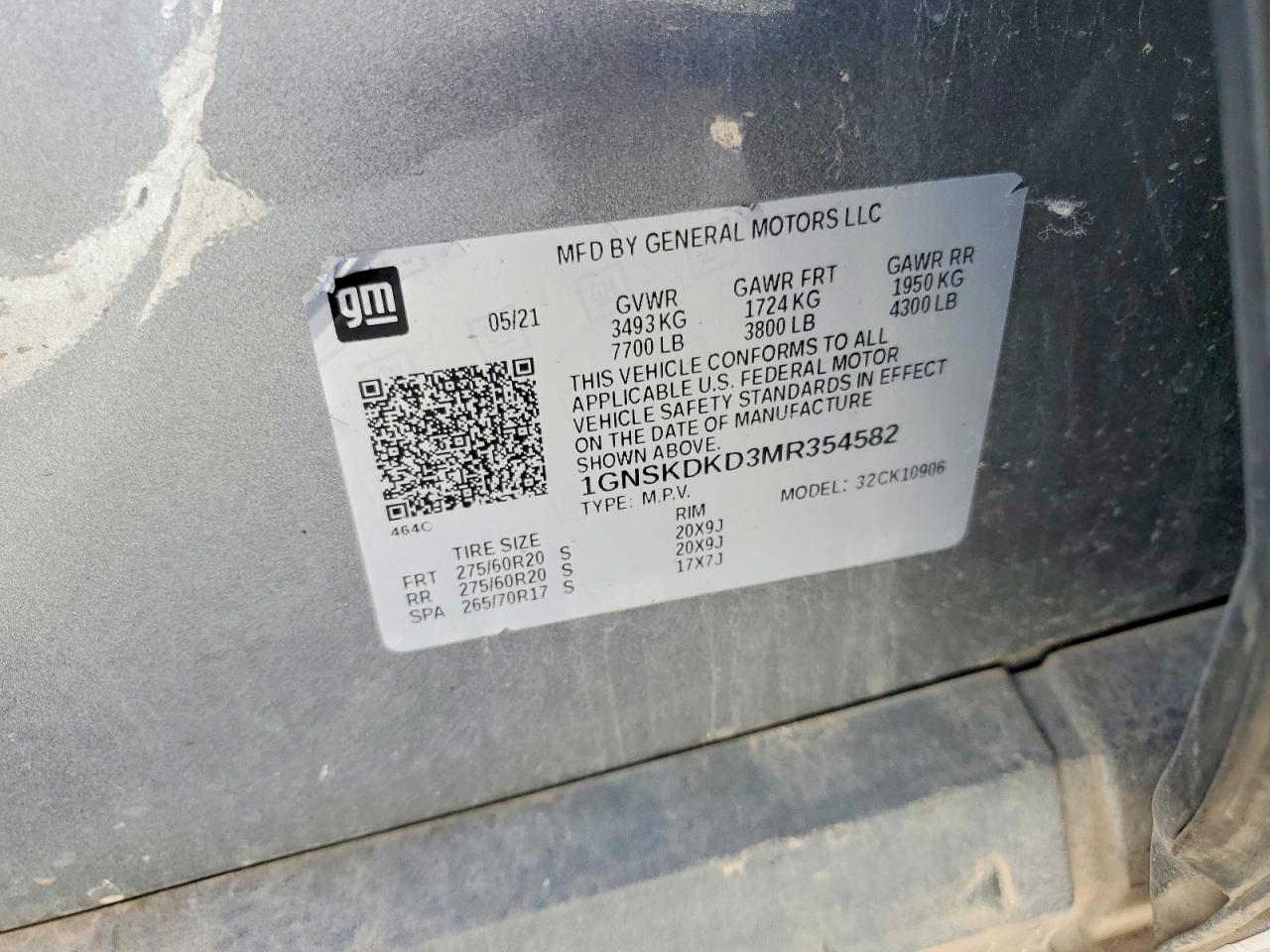 2021 CHEVROLET SUBURBAN
