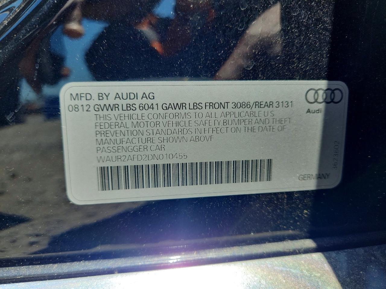 2013 AUDI A8