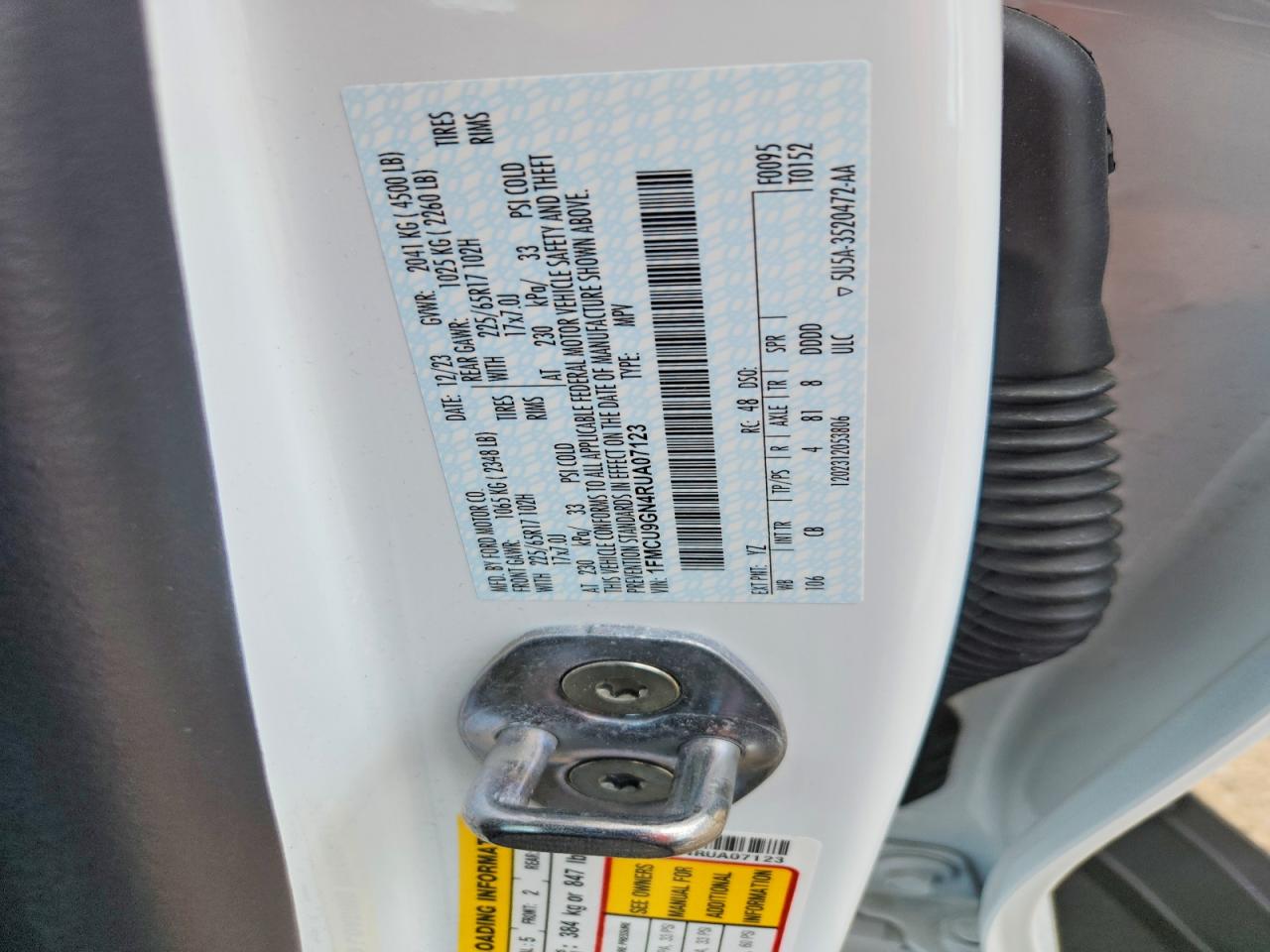 2024 FORD ESCAPE ACT