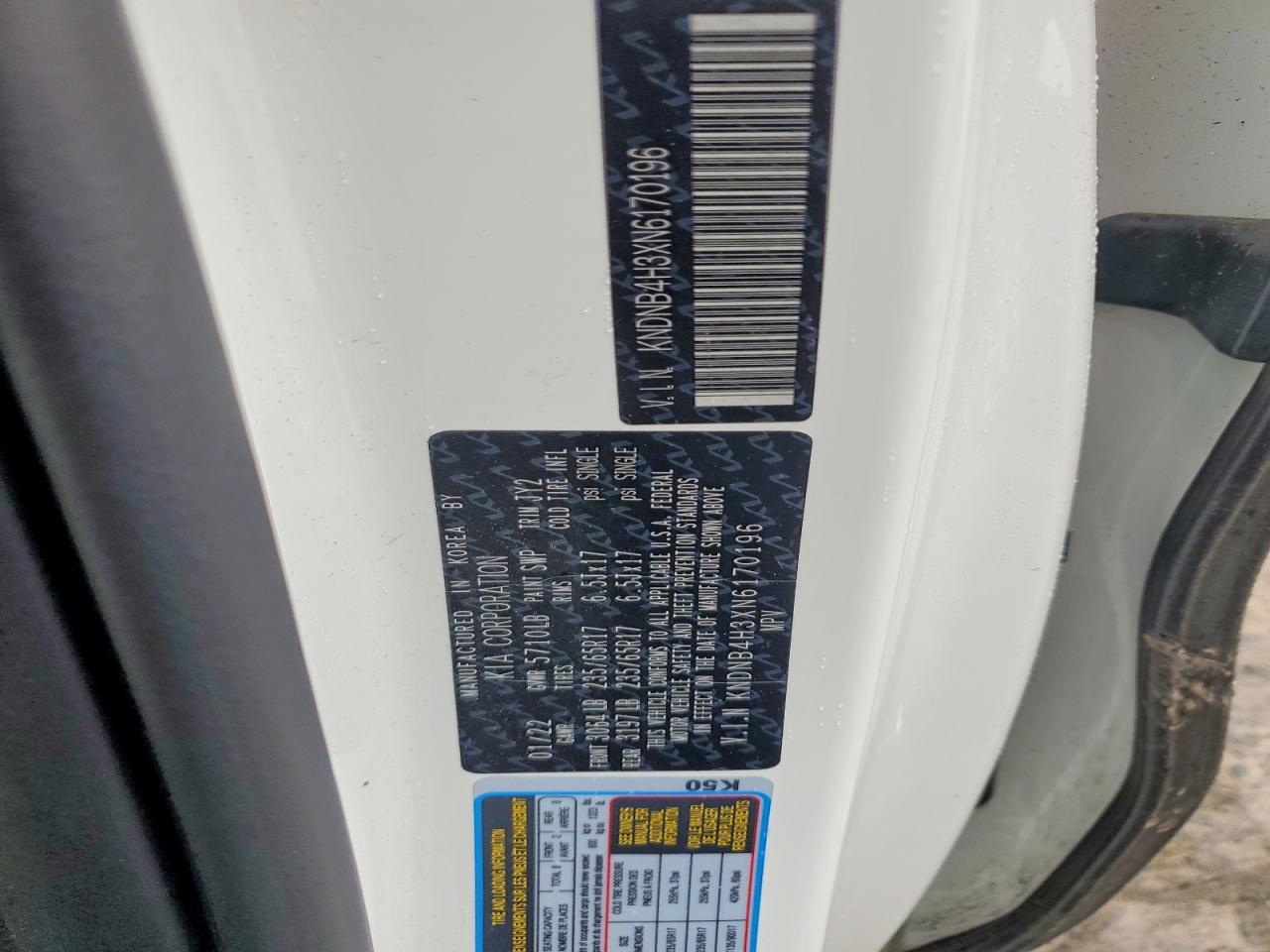 2022 KIA ALL OTHER