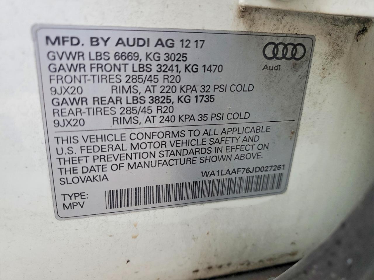 2018 AUDI Q7