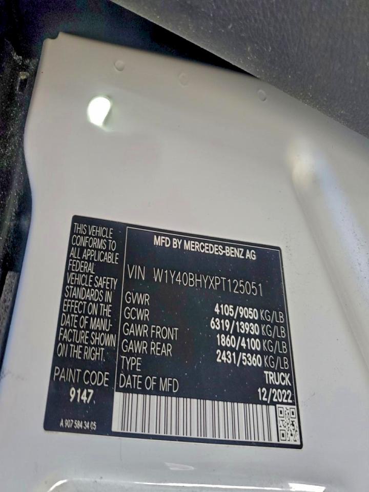 2023 MERCEDES BENZ SPRINTER